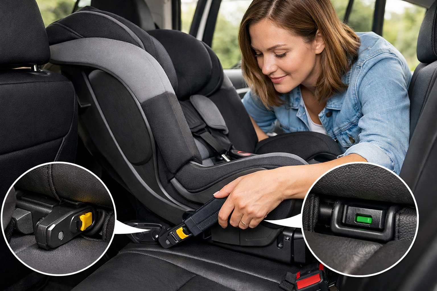 como funciona o sistema ISOFIX